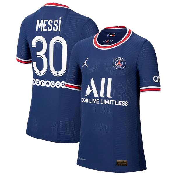 Heimtrikot Paris Saint Germain NO.30 Messi Kinder 2021-2022 Günstige Fußballtrikots